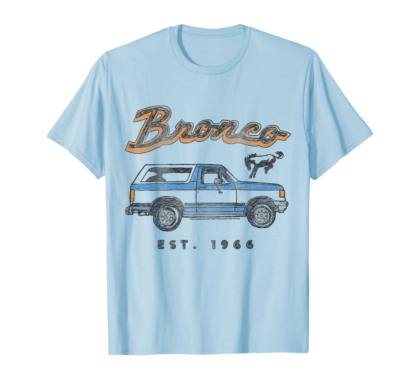 Ford - Bronco Logo EST 1966 T-Shirt