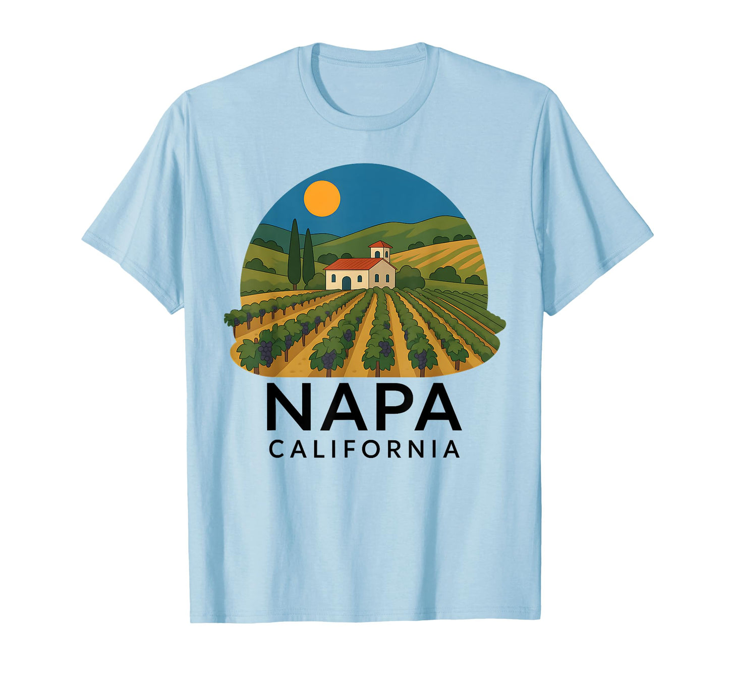 Napa California Wine Country Tasting Valley Love Retro Grape T-Shirt