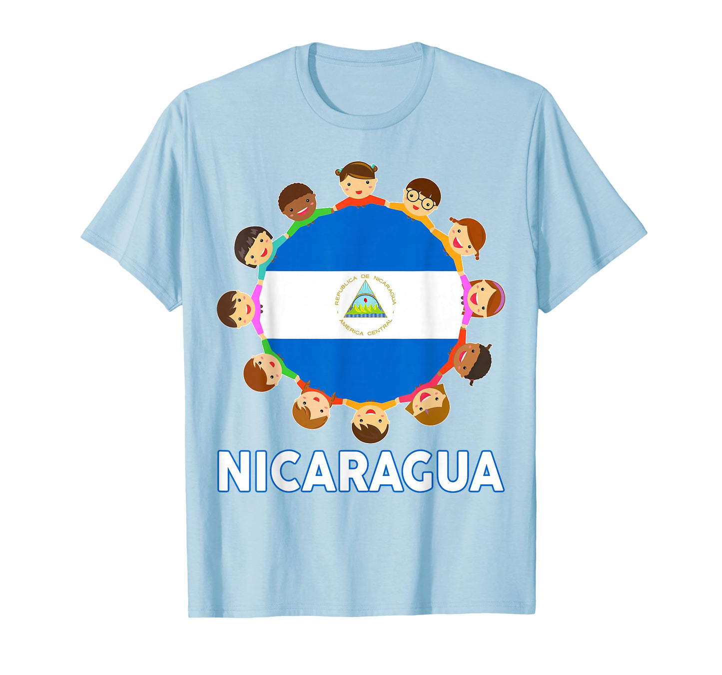 Toddler Nicaragua Flag Nicaraguan Hispanic Heritage Men Boy T-Shirt