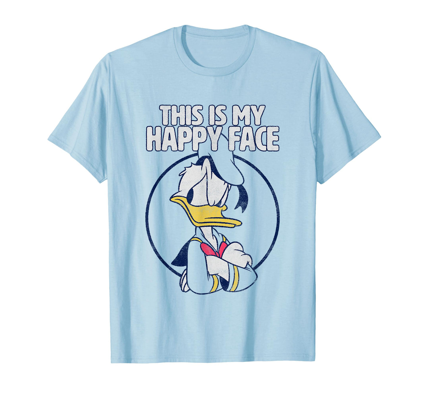Disney Mickey And Friends Donald Duck My Happy Face T-Shirt
