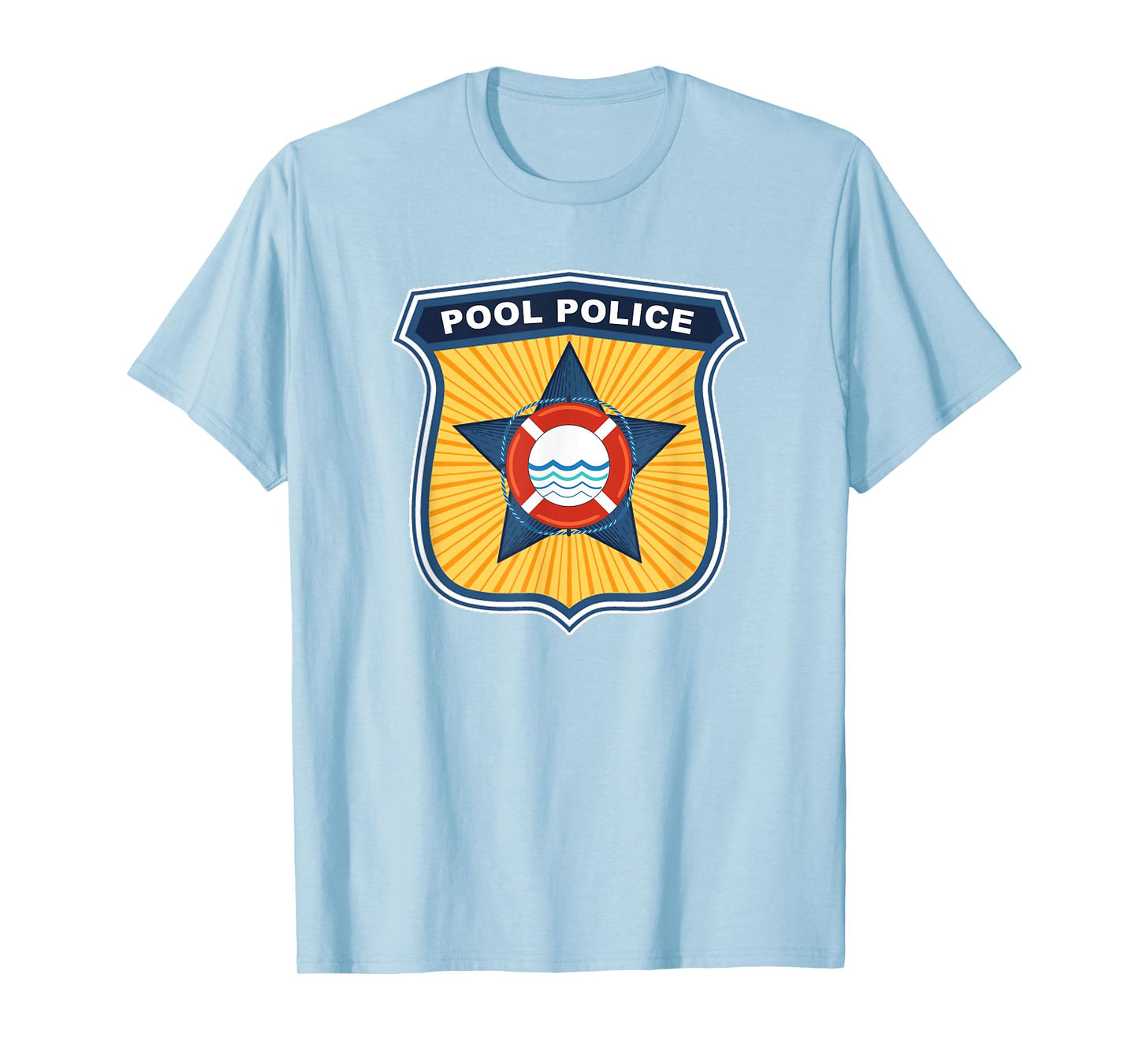 Funny Pool Police Cabana Boy Funny Lifeguards Squad Summer T-Shirt