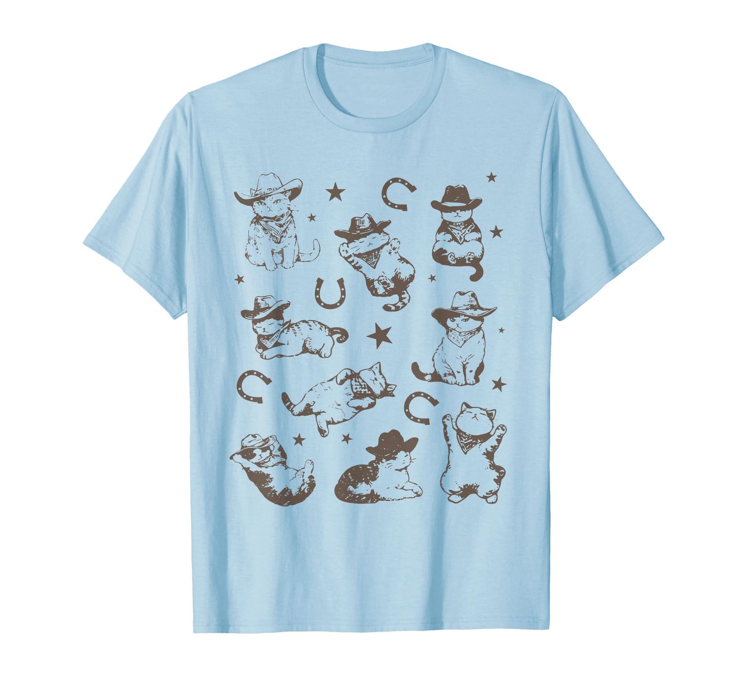 Cowboy Cats And Kittens Western Cowboy Vintage 90s Cowgirl T-Shirt