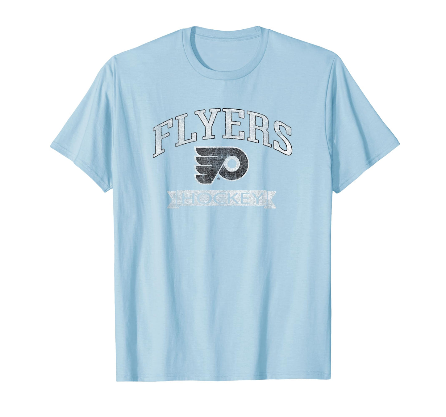 Philadelphia Flyers Vintage Hockey T-Shirt - NHL Officially Licensed - Orange, Small, Unisex-Adults/Kids