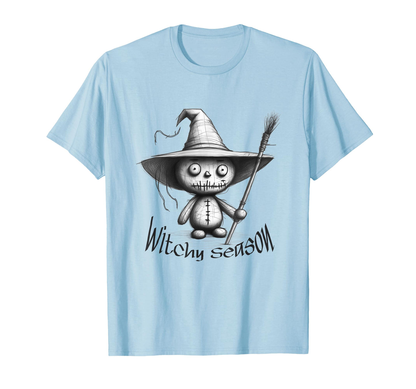 Halloween Spooky Witch Doll Outfit Costume Witchy Season T-Shirt