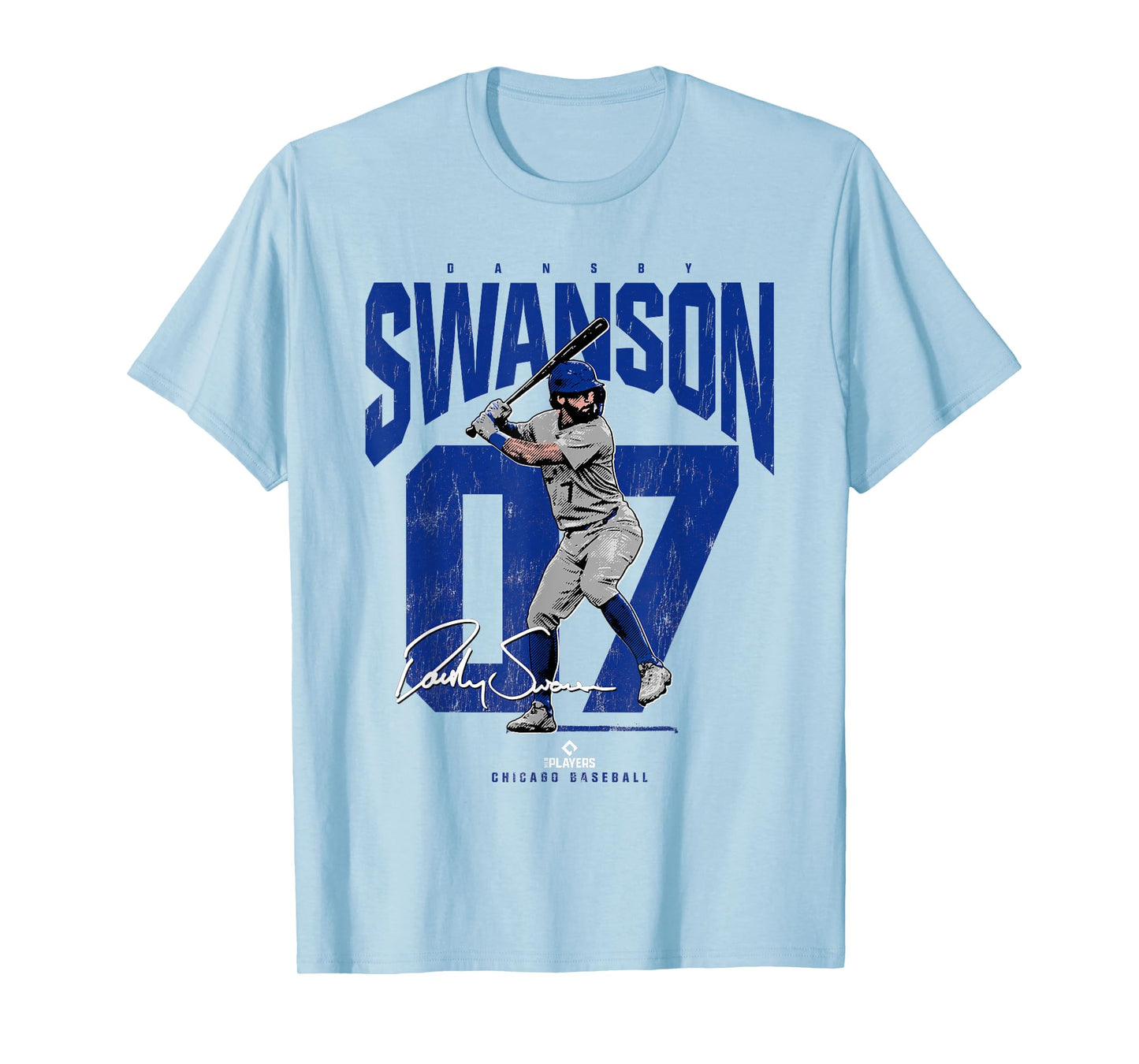 Dansby Swanson | Chicago C Baseball Players | MLBDSW3901 T-Shirt