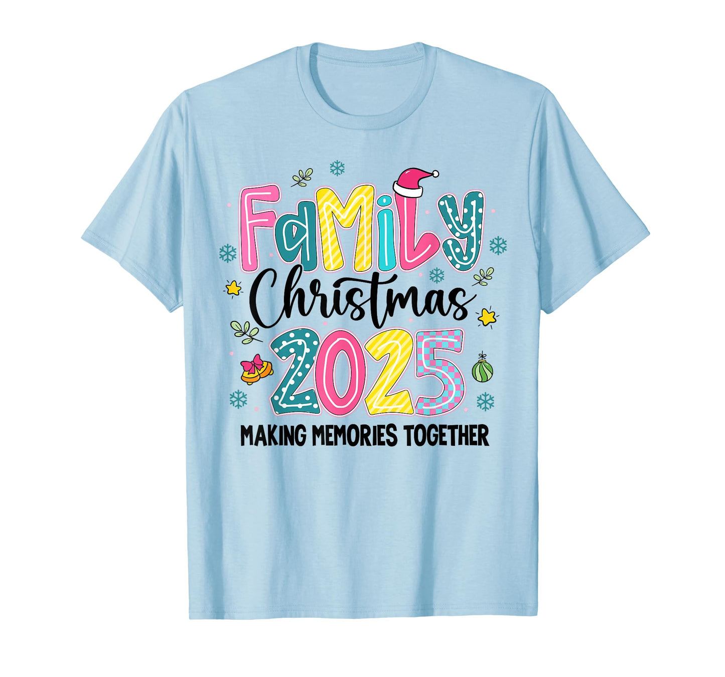 Family Christmas 2025 Matching Outfit Xmas Squad Men Women T-Shirt