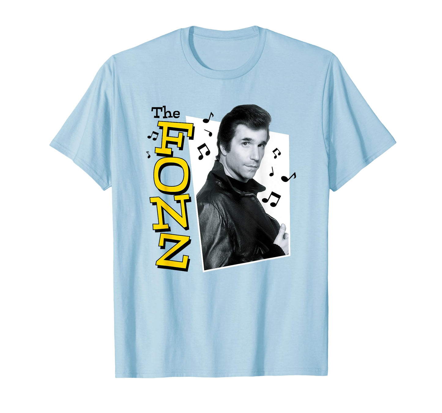 Happy Days - The Fonz Music Notes T-Shirt