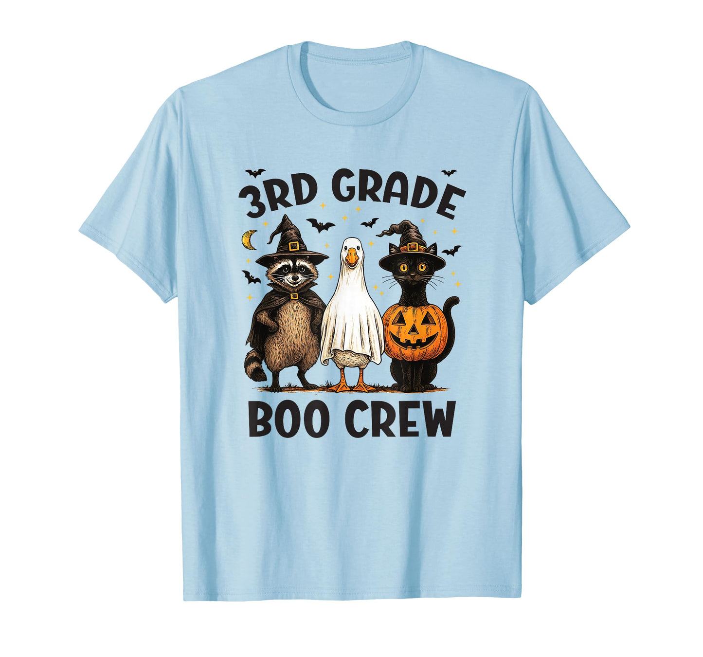 3rd Grade Boo Crew Halloween Costume T-Shirt