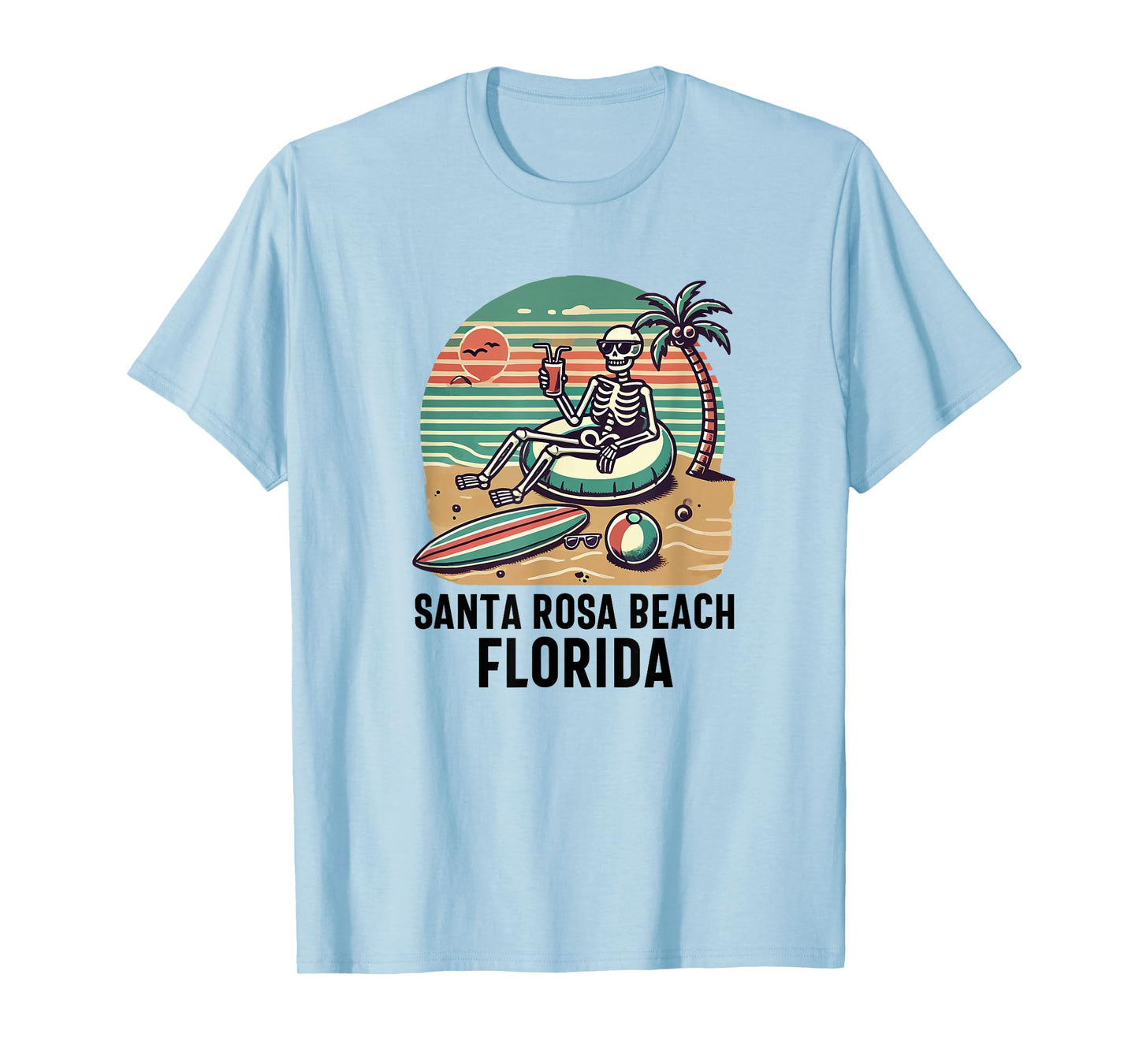 Santa Rosa Beach Florida Souvenir Walton County T-Shirt