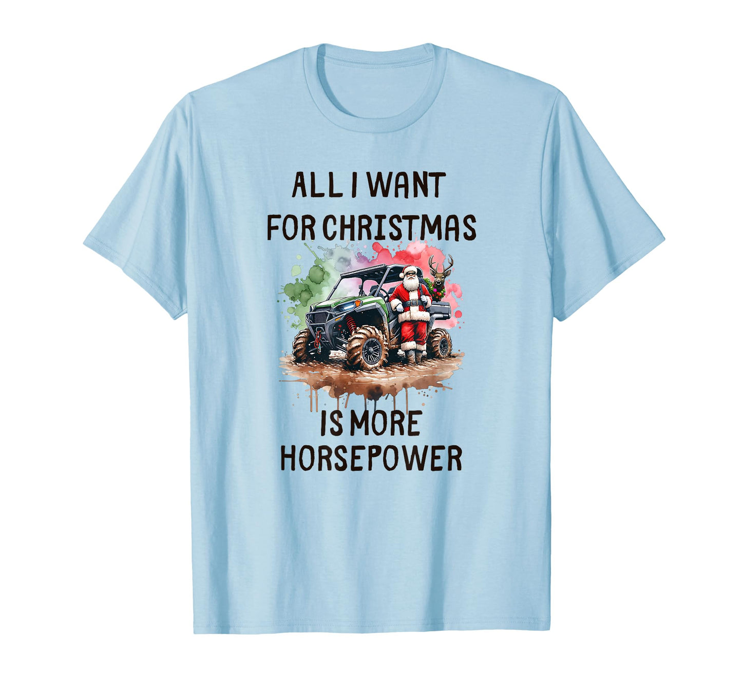 Funny SxS Life Christmas UTV Off Road Side-by-Side Riding T-Shirt