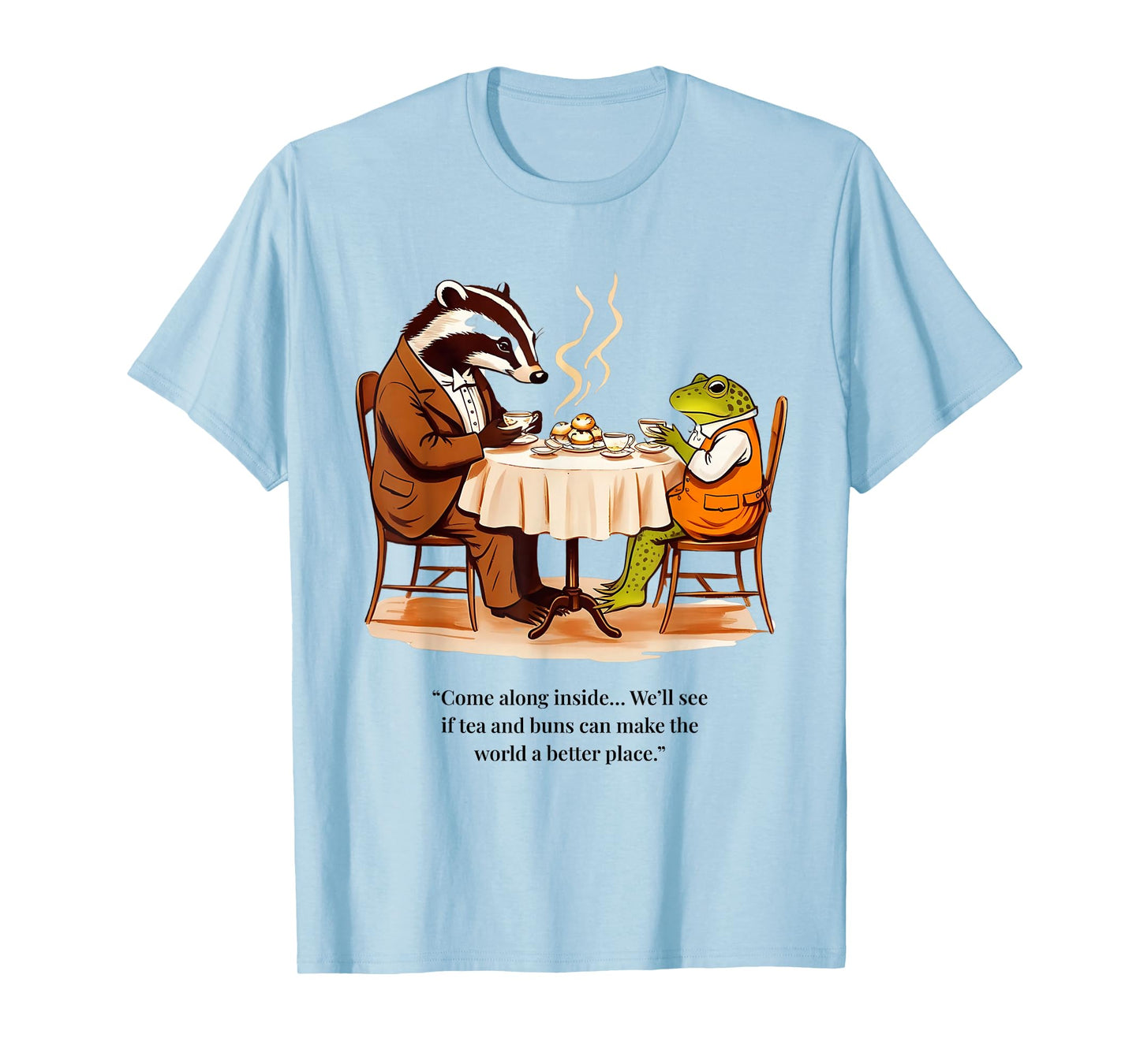 Wind in the Willows by Kenneth Grahame Book Quote Boys Girls T-Shirt