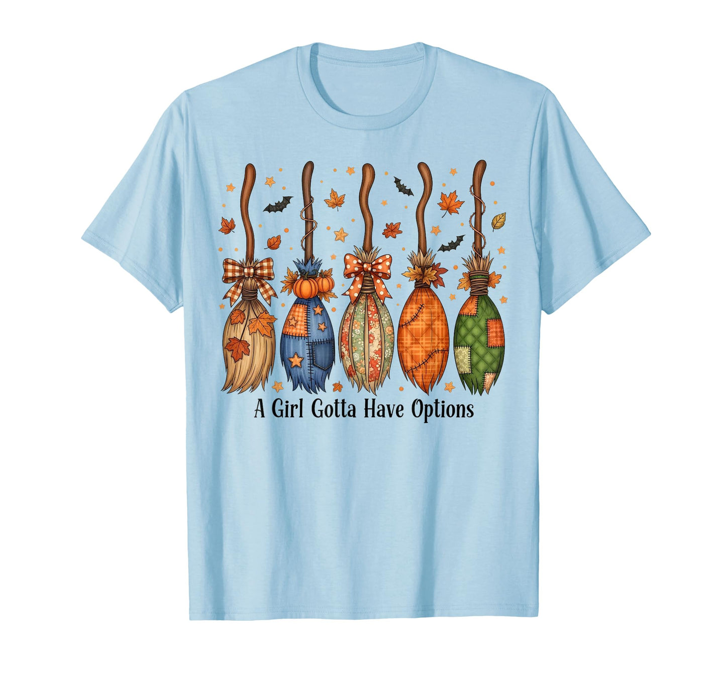 A Girl’s Gotta Have Options Retro Halloween Witches T-Shirt