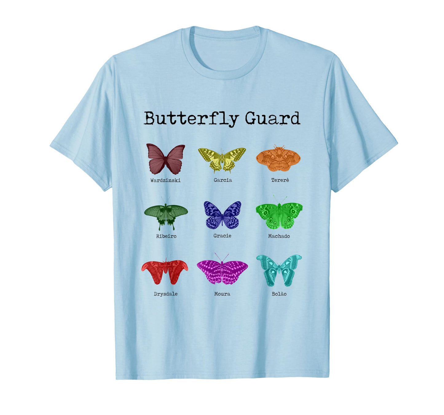 MMA, Brazilian Jiu Jitsu (BJJ) Butterfly Guard T-Shirt