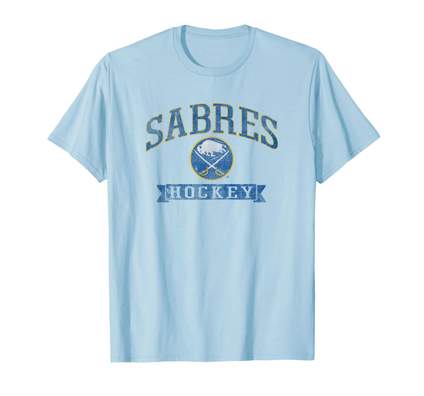 Buffalo Sabres Vintage Hockey Gray NHL Officially Licensed T-Shirt
