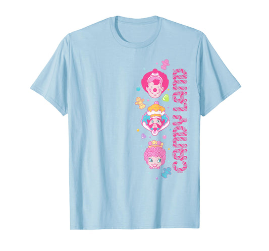 Candy Land Mr Mint King Kandy Princess Lolly Stack Big Logo T-Shirt