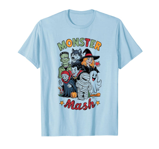 Vintage HALLOWEEN SHIRT | Classic Monster Characters Mash T-Shirt