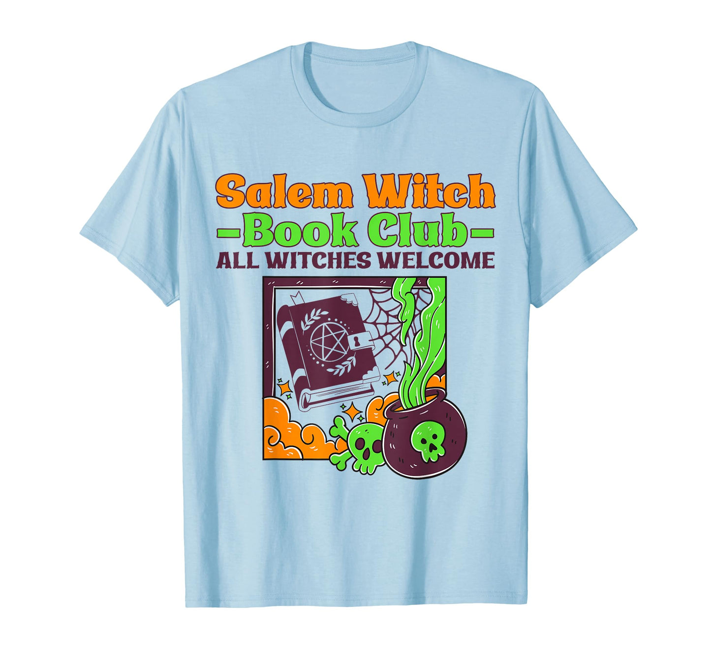 Salem Witch Book Club All Witches Welcome T-Shirt