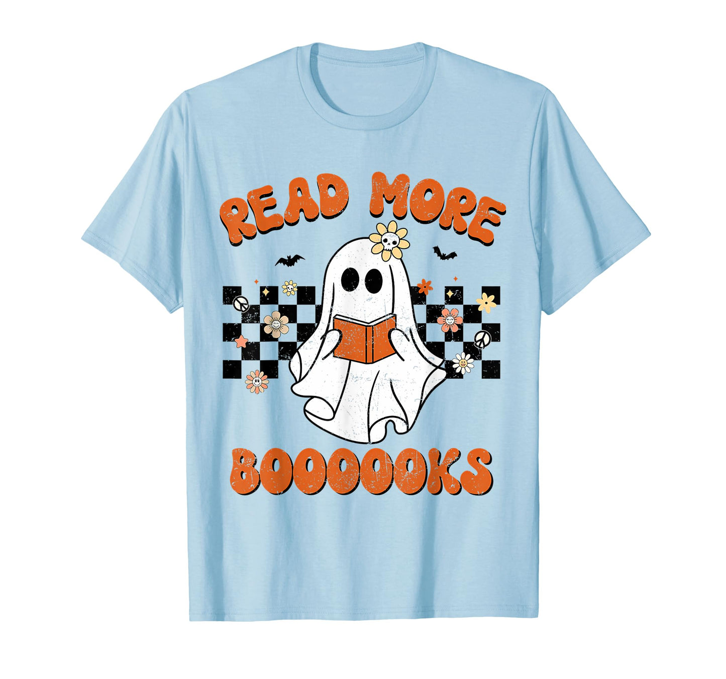 Vintage Halloween Read More Books Cute Boo Read Book T-Shirt