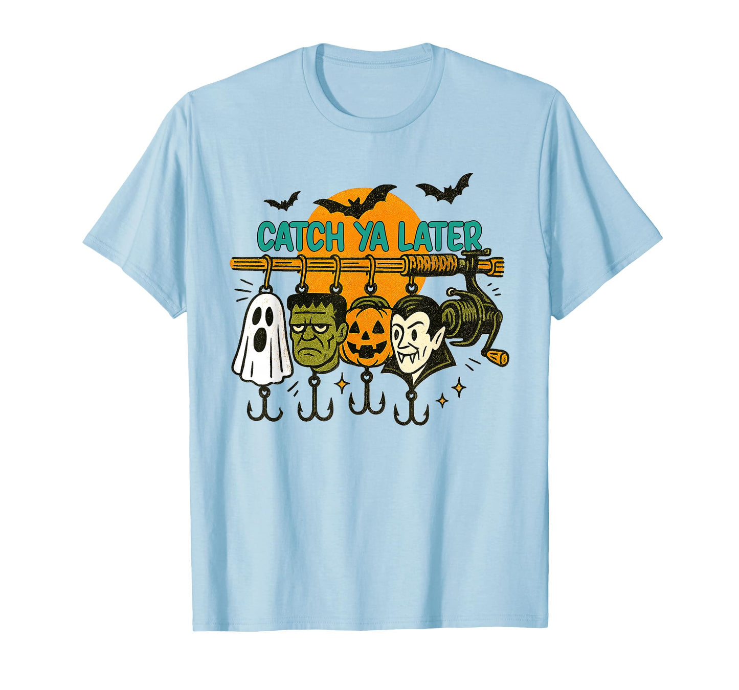 Catch Ya Later Retro Halloween Horror Halloween Spooky Vibes T-Shirt
