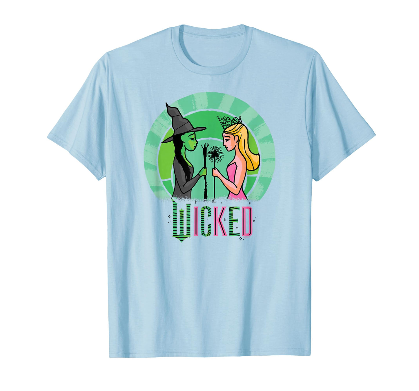 Wicked Glinda & Elphaba Sketched T-Shirt