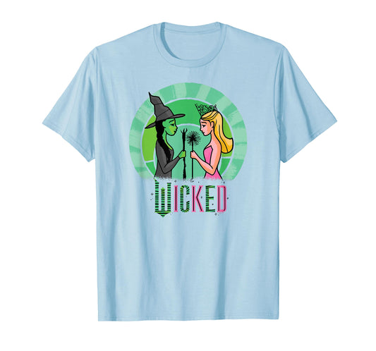 Wicked Glinda & Elphaba Sketched T-Shirt