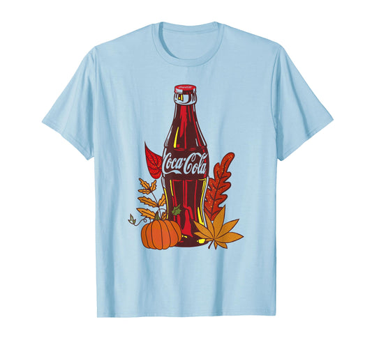 Coca-Cola Fall Seasonal Pumpkin Leaves Classic T-Shirt