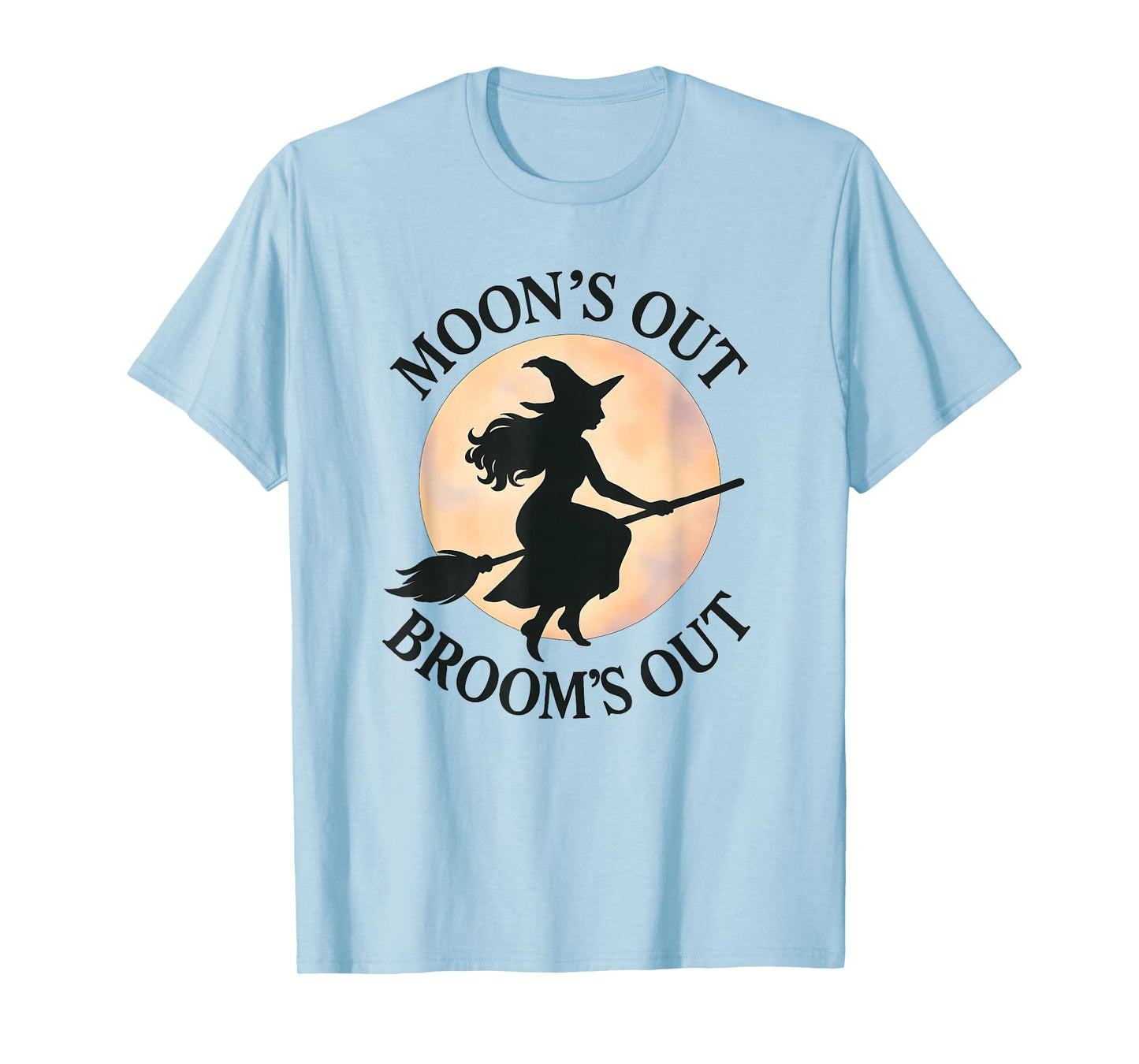 Halloween, Funny Witch Pun, Moon's Out Broom's Out T-Shirt