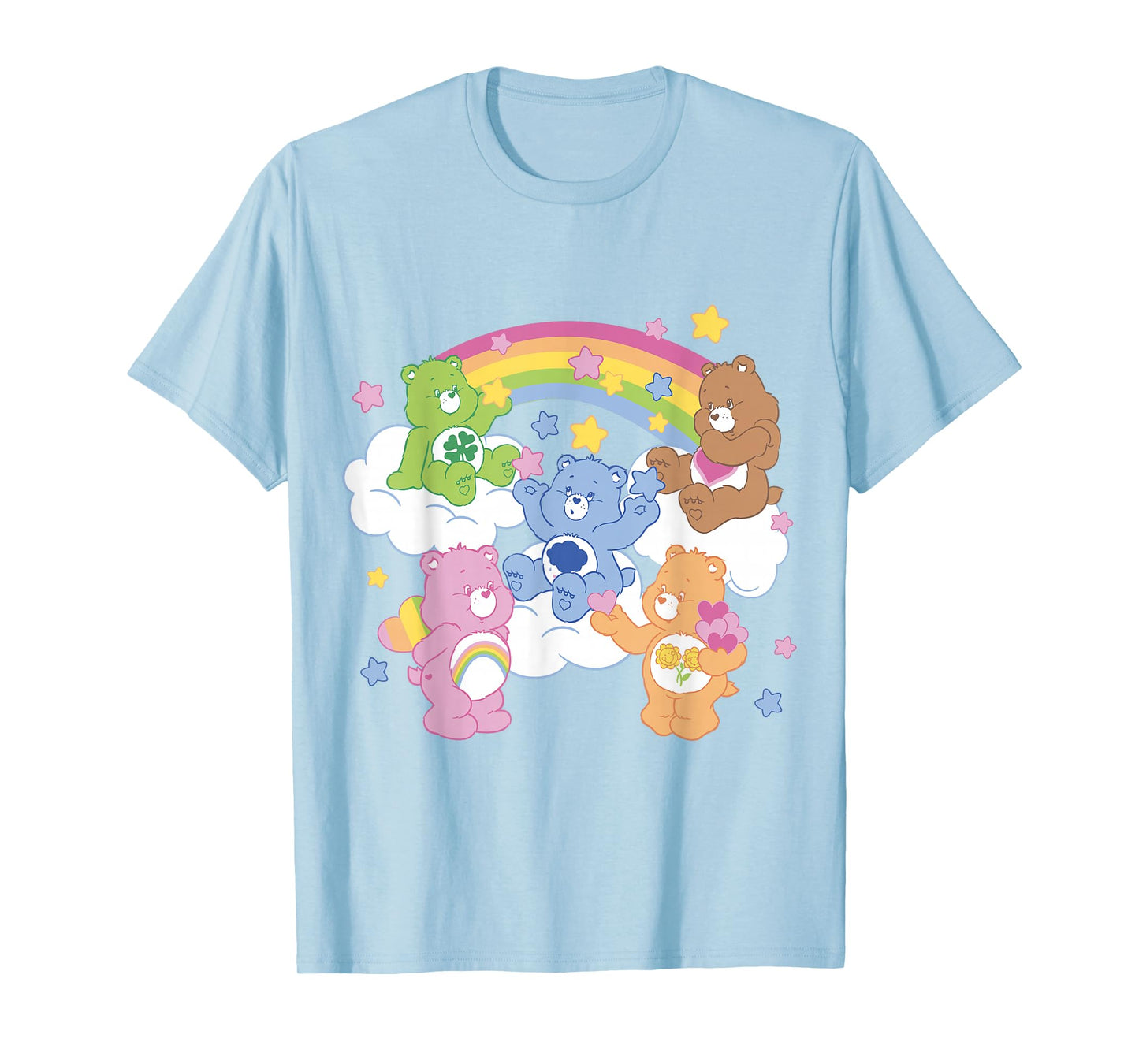 Care Bears A Bear For Everyone Rainbow Group Shot T-Shirt