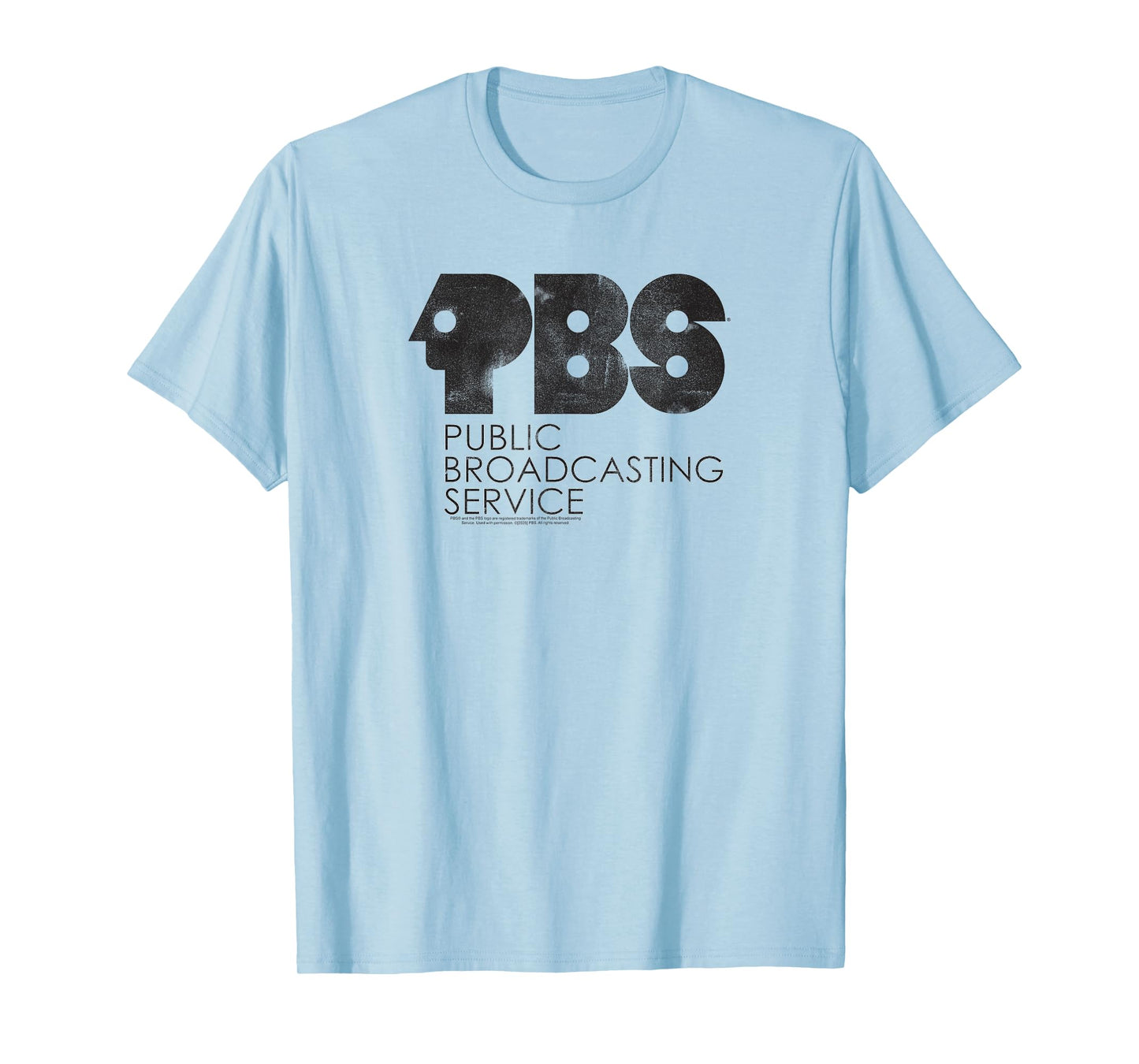PBS Vintage Groovy Classic Logo Public Broadcasting Service T-Shirt
