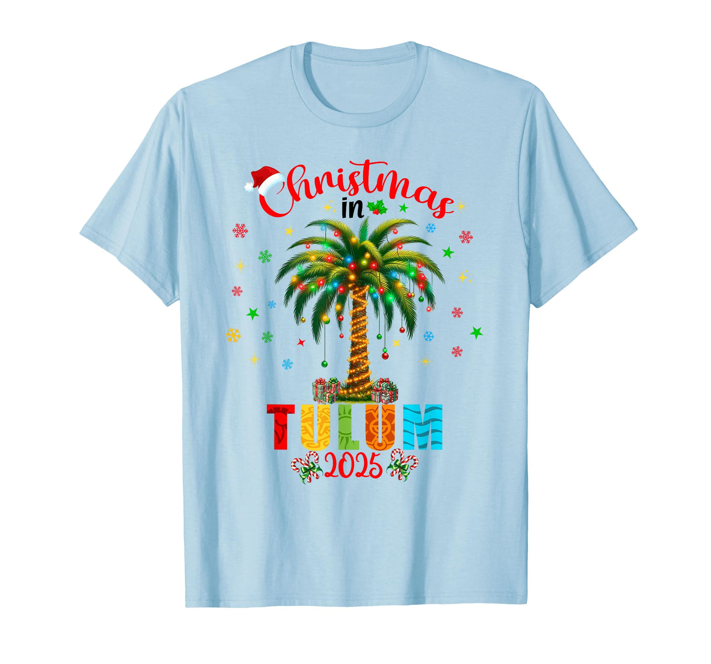 Mexico Cancun Cabo Christmas Trip Family Reunion Tropical T-Shirt