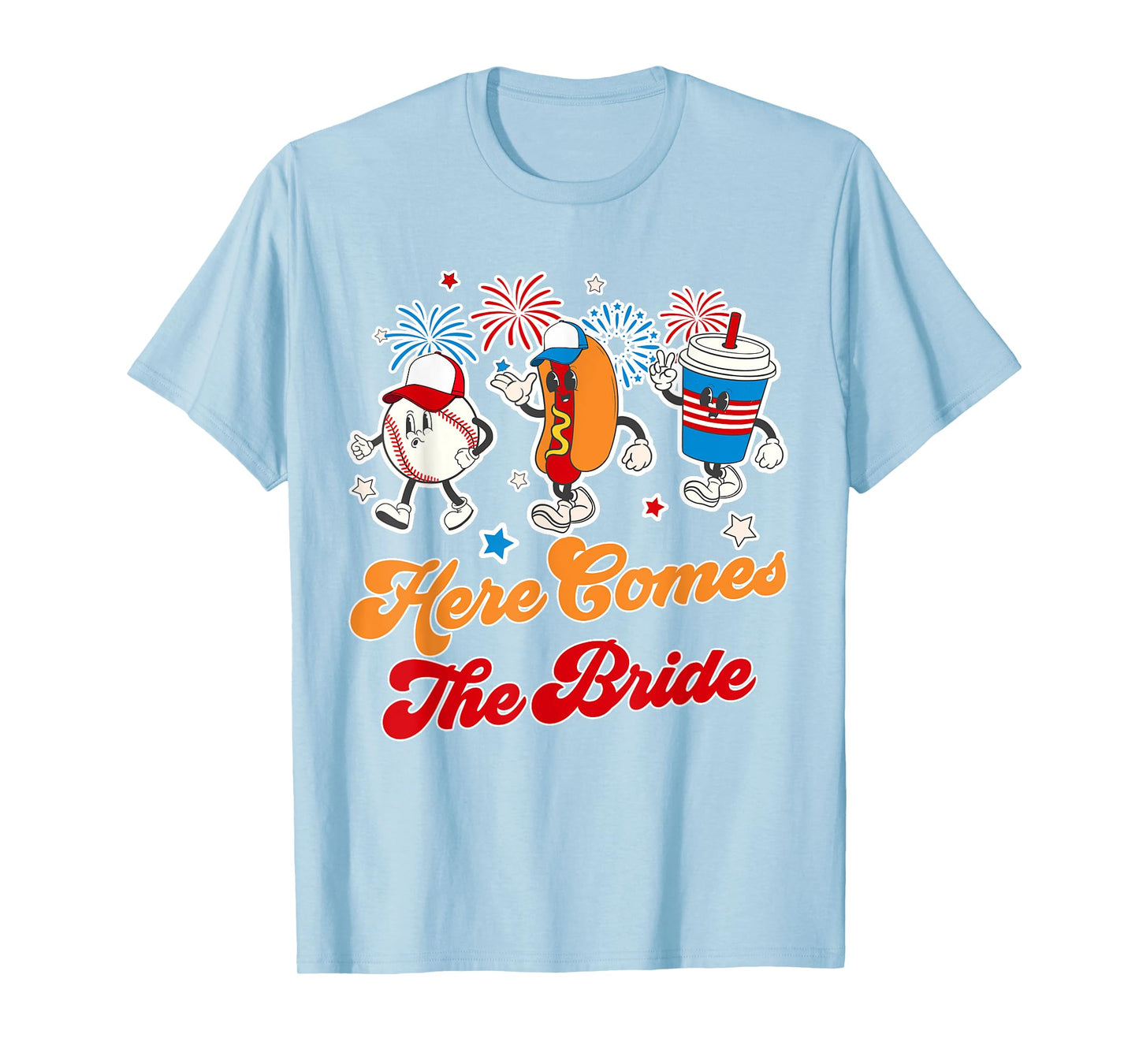 Bride To Be Baseball Bachelorette Party Here Comes The Bride T-Shirt