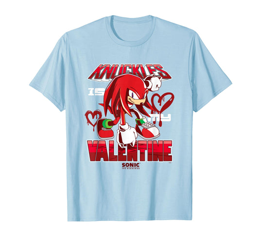 Sonic The Hedgehog Valentine's Day Knuckles My Valentine T-Shirt