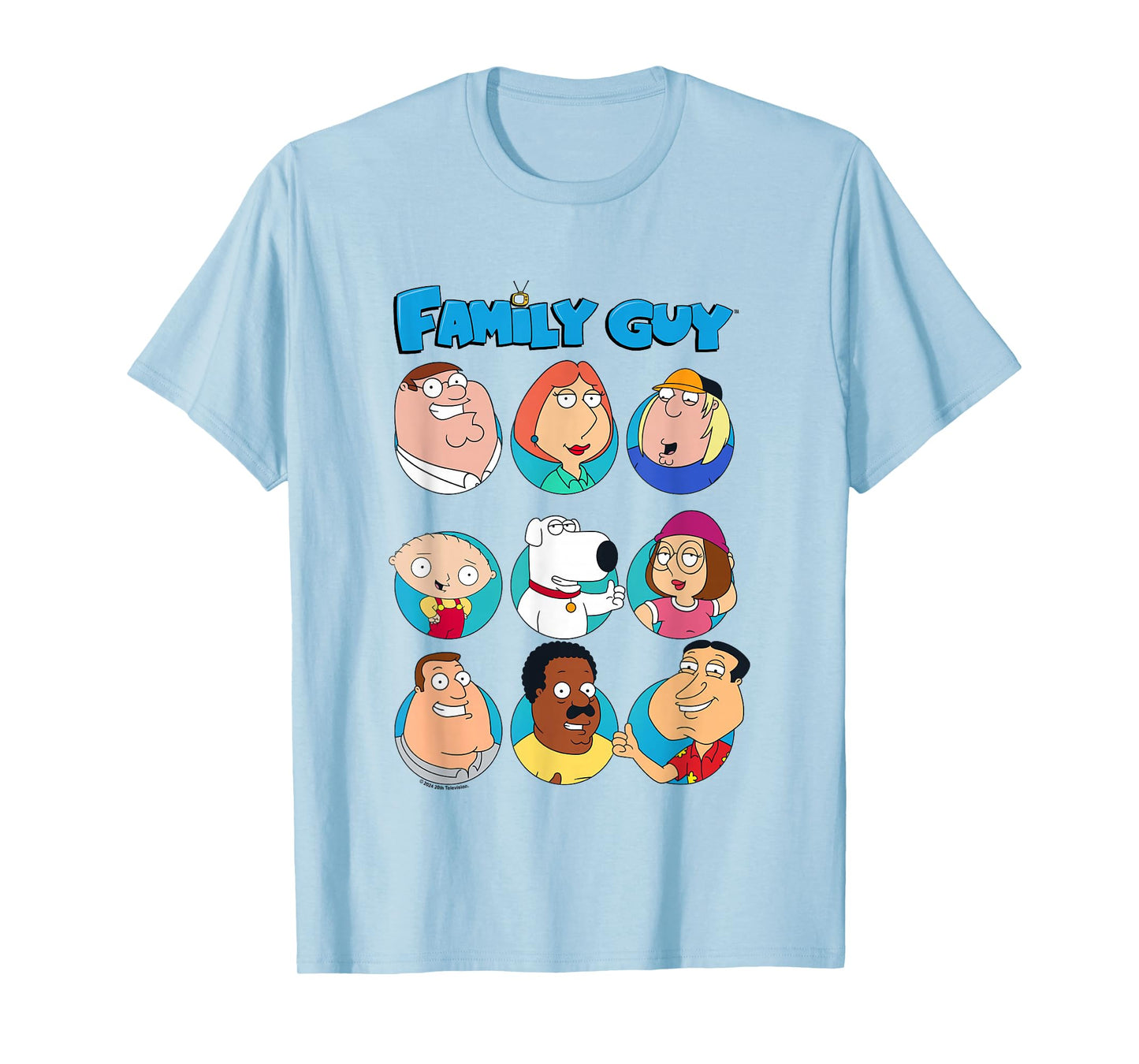 Family Guy Quahog's First Family Group Box Up T-Shirt