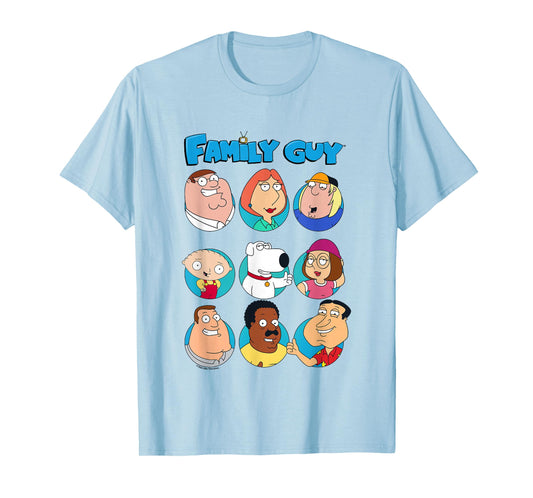 Family Guy Quahog's First Family Group Box Up T-Shirt
