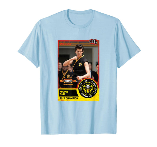 Cobra Kai Miguel Diaz Champion Card T-Shirt