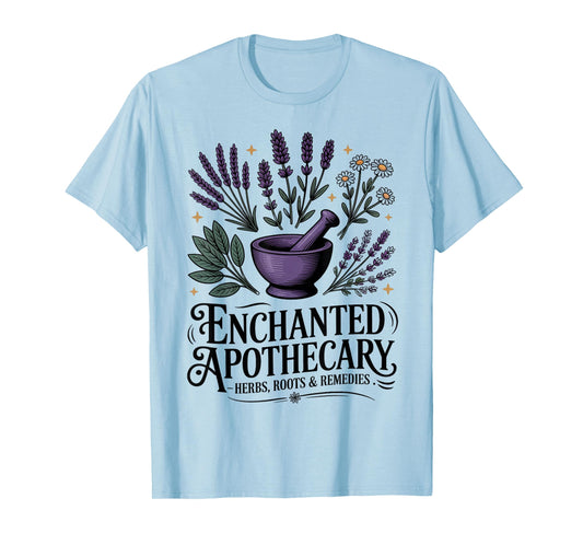 Enchanted Apothecary Herbalist Holistic Natural Healing T-Shirt