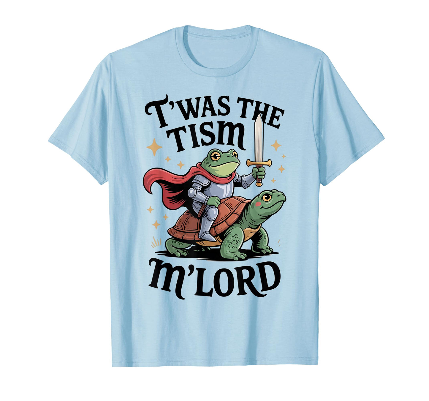 TWAS The Tism M Lord Funny Vintage Frog Graphic Tee Autism T-Shirt