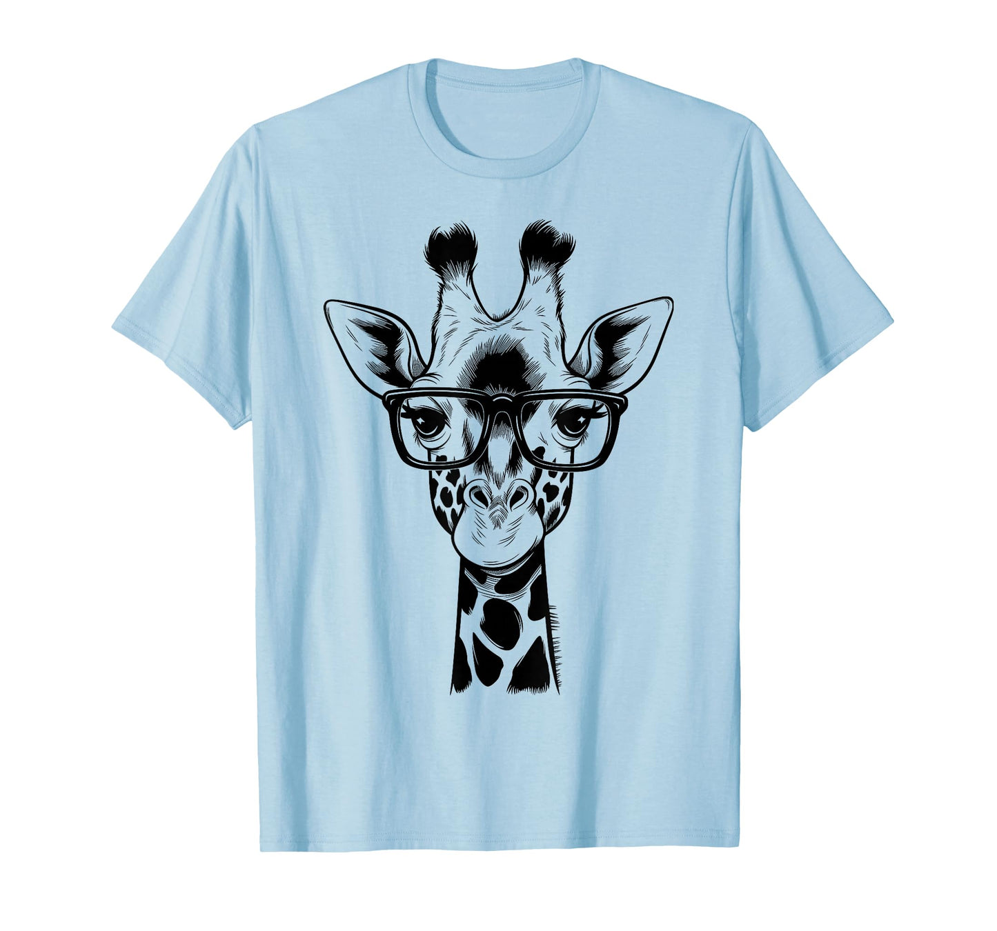 Cute Giraffe Graphic Casual Summer Funny Cool Animal Lover T-Shirt