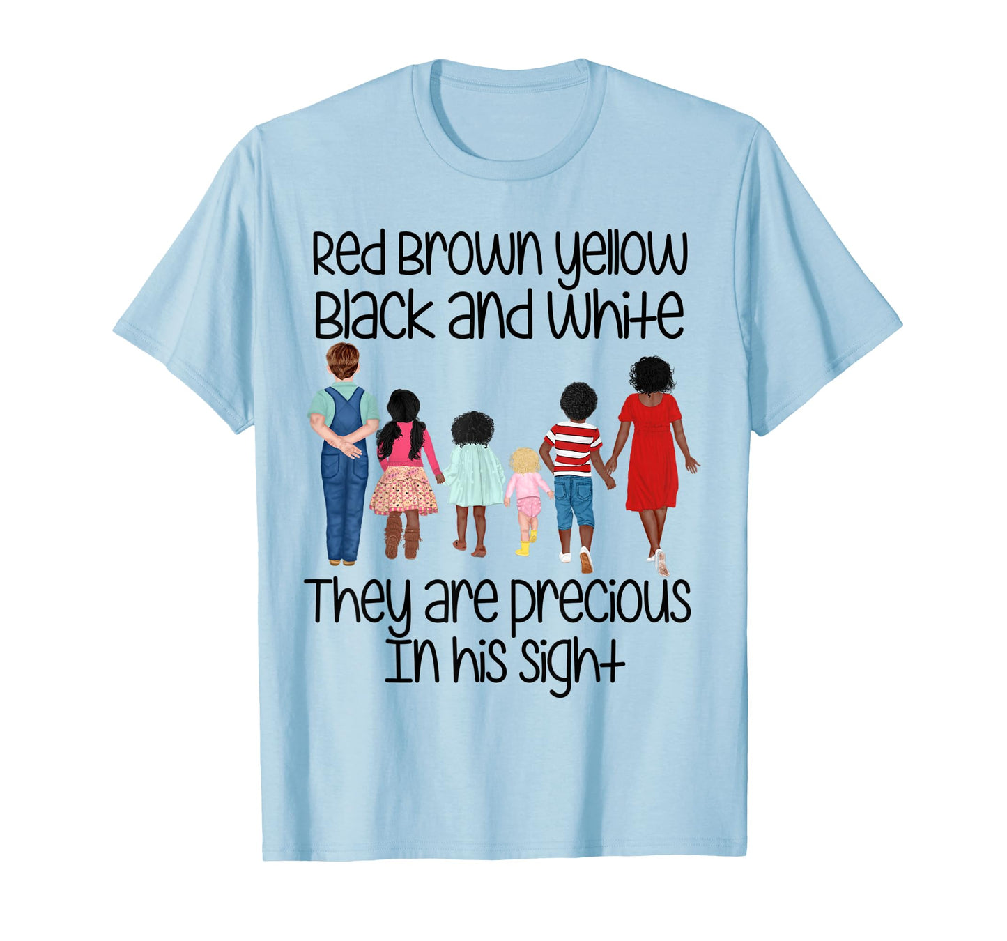 They are precious in his sight Jesus loves the children gift T-Shirt