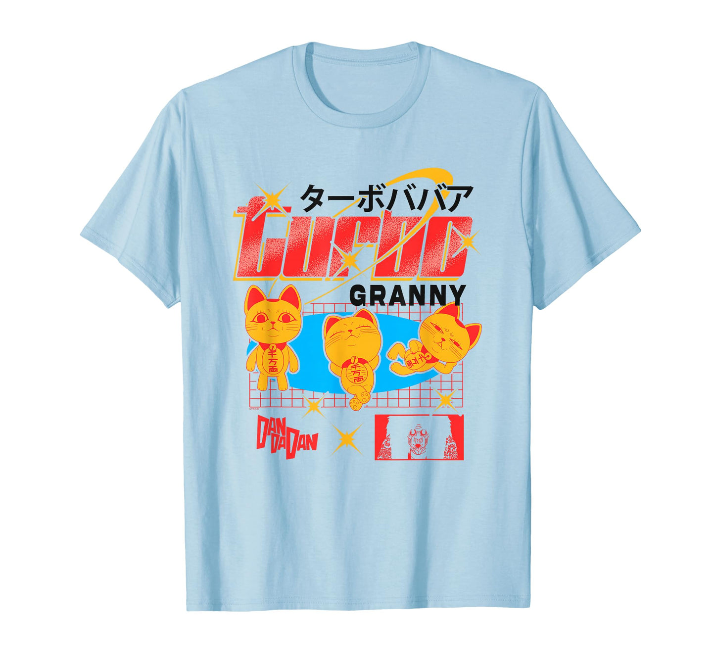 Dan Da Dan Turbo Granny Ghost Alien Anime T-Shirt