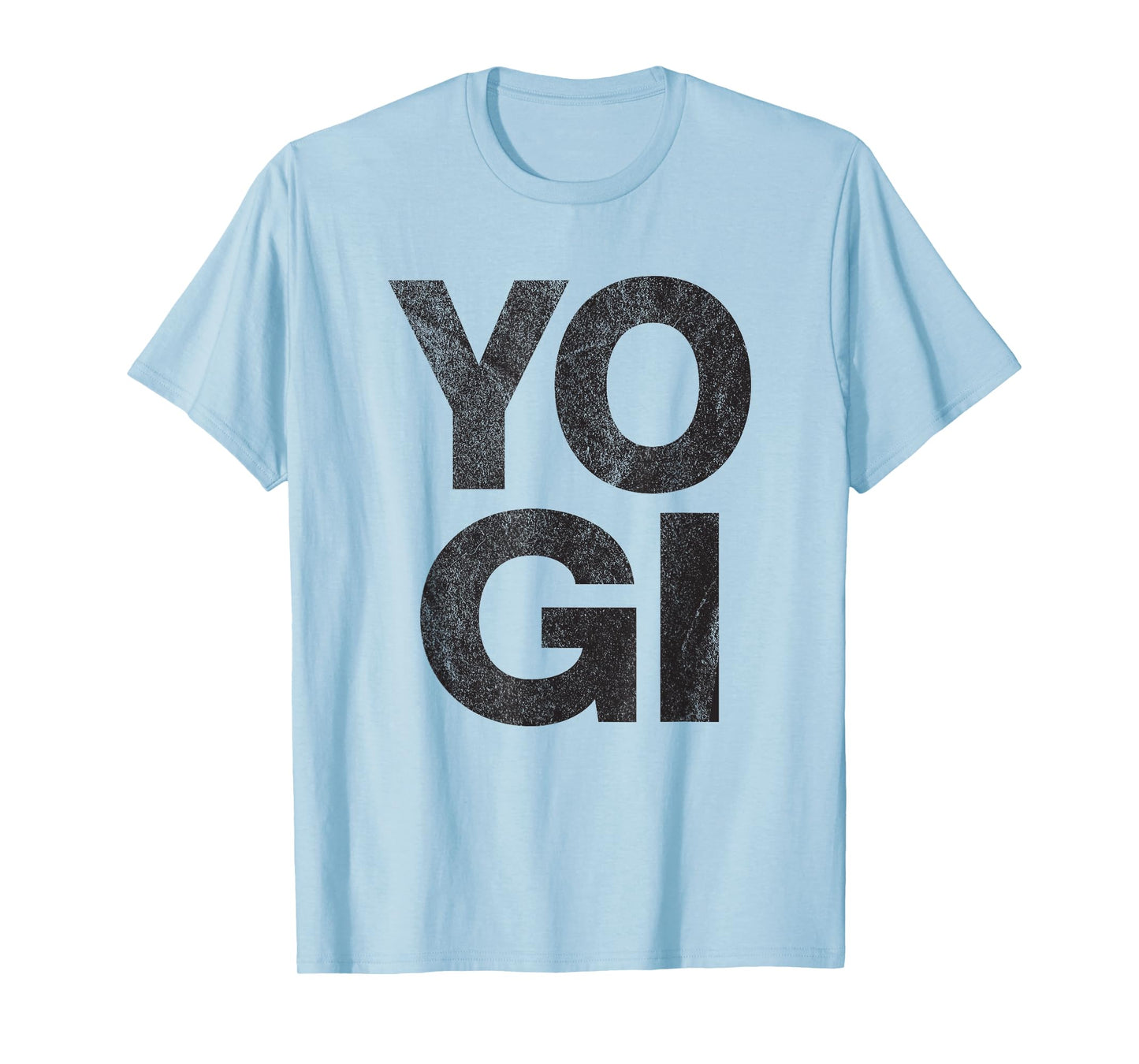 YOGI - distressed retro yoga lover workout gym exercise zen T-Shirt