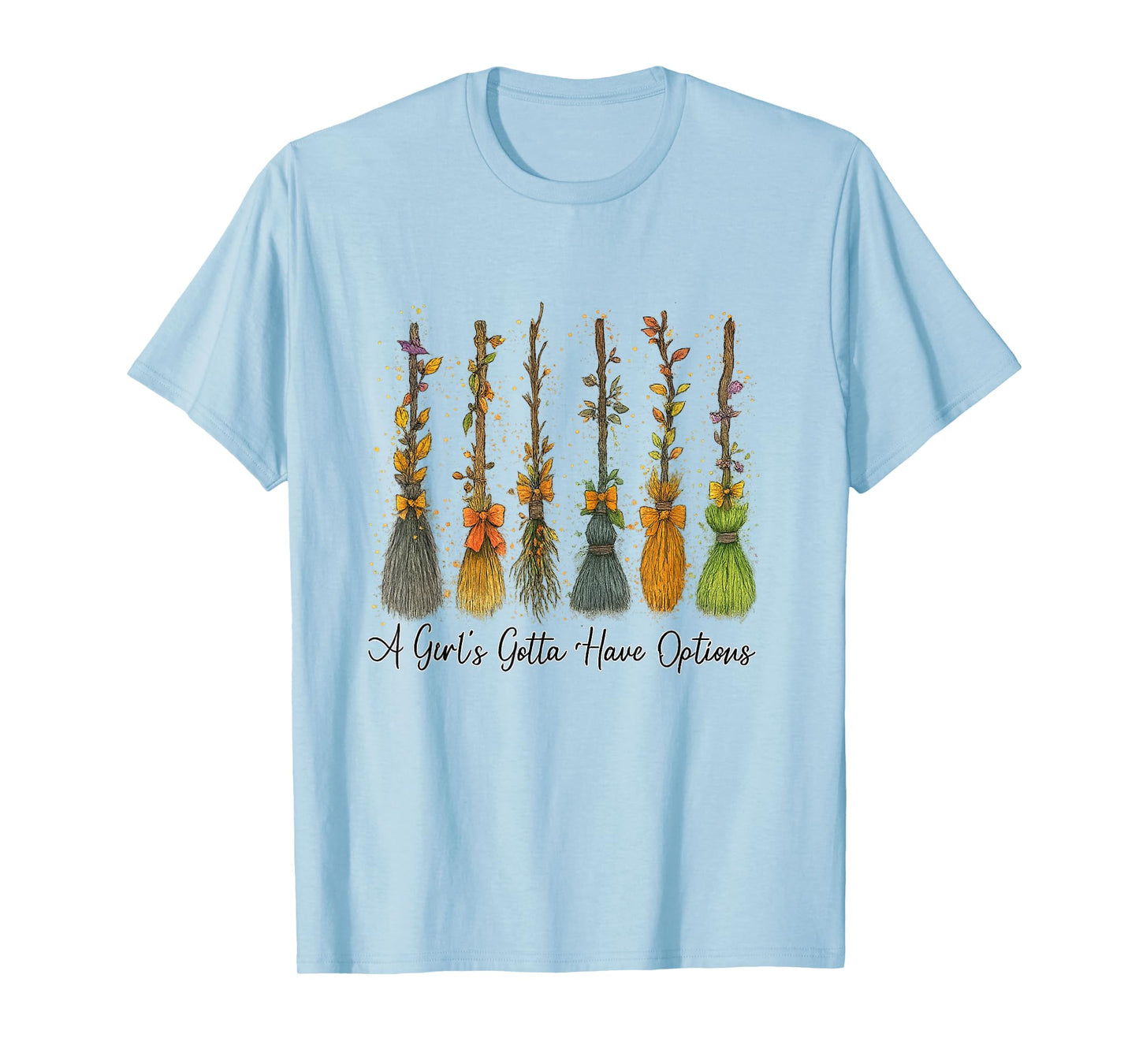 A Girl's Gotta Have Options Retro Halloween Spooky Season T-Shirt