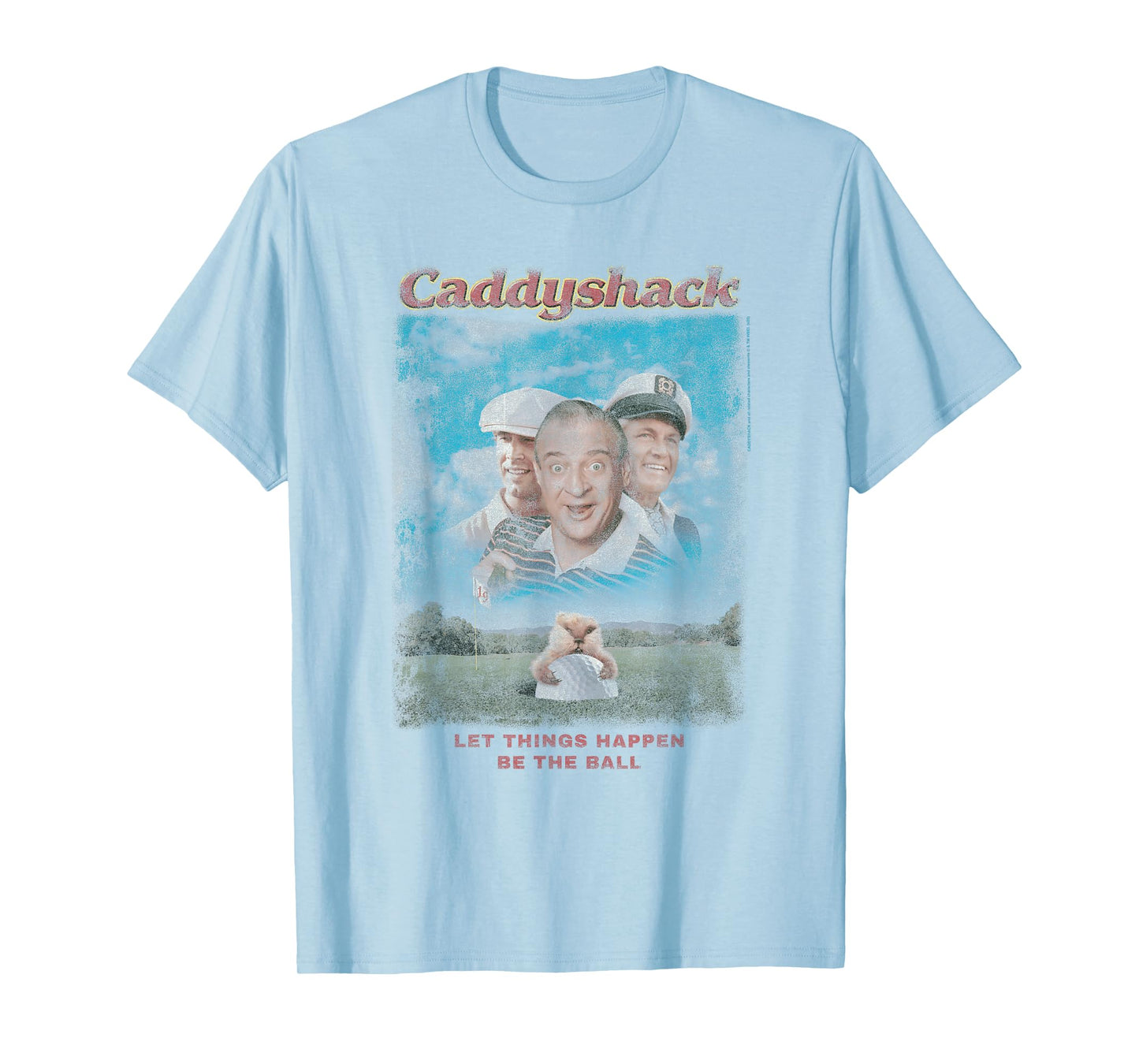 Caddyshack Vintage Golf Be the Ball 80's Movie Poster T-Shirt