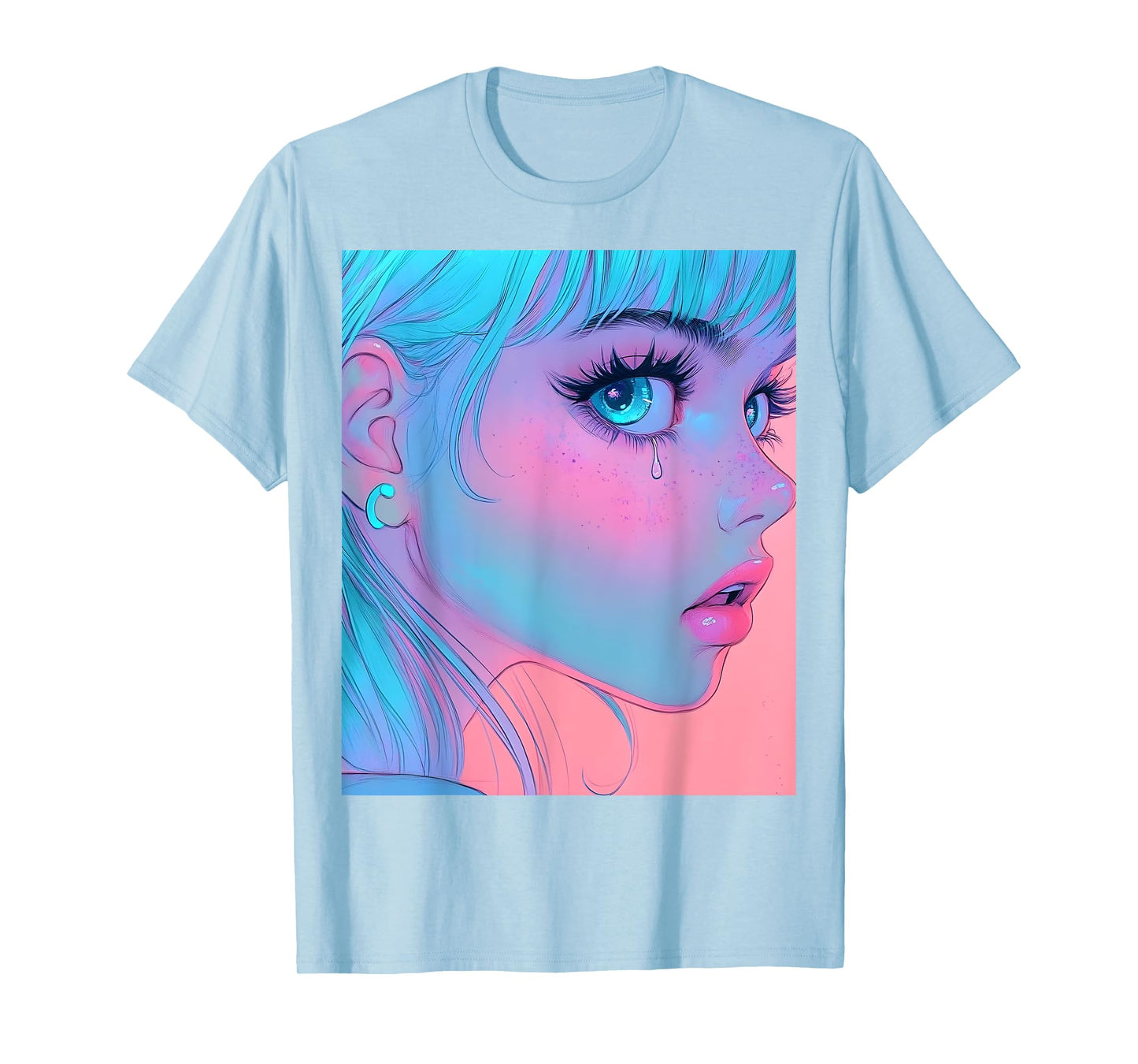 Anime Girl Vaporwave Egirl Aesthetic Japanese Otaku T-Shirt
