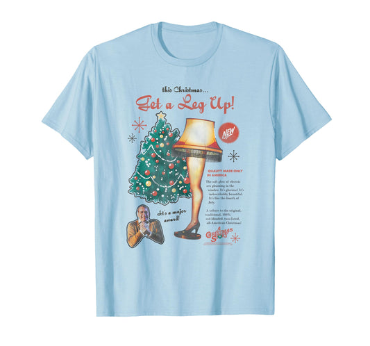A Christmas Story Leg Lamp Retro Advertisement Holiday T-Shirt