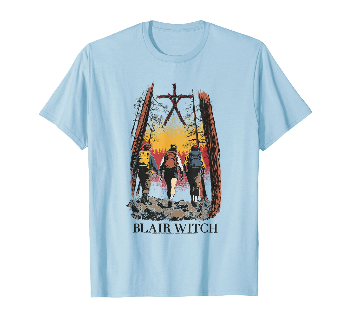 The Blair Witch Project Hiking Burkittsville Horror Movie T-Shirt