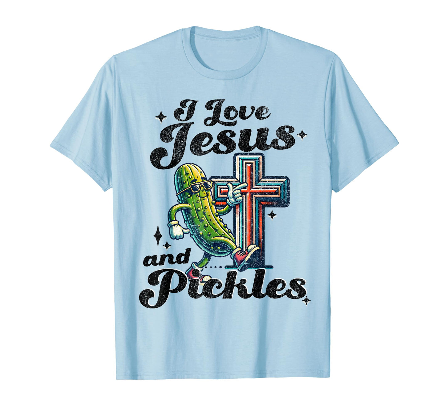 I Love Jesus and Pickles T-Shirt