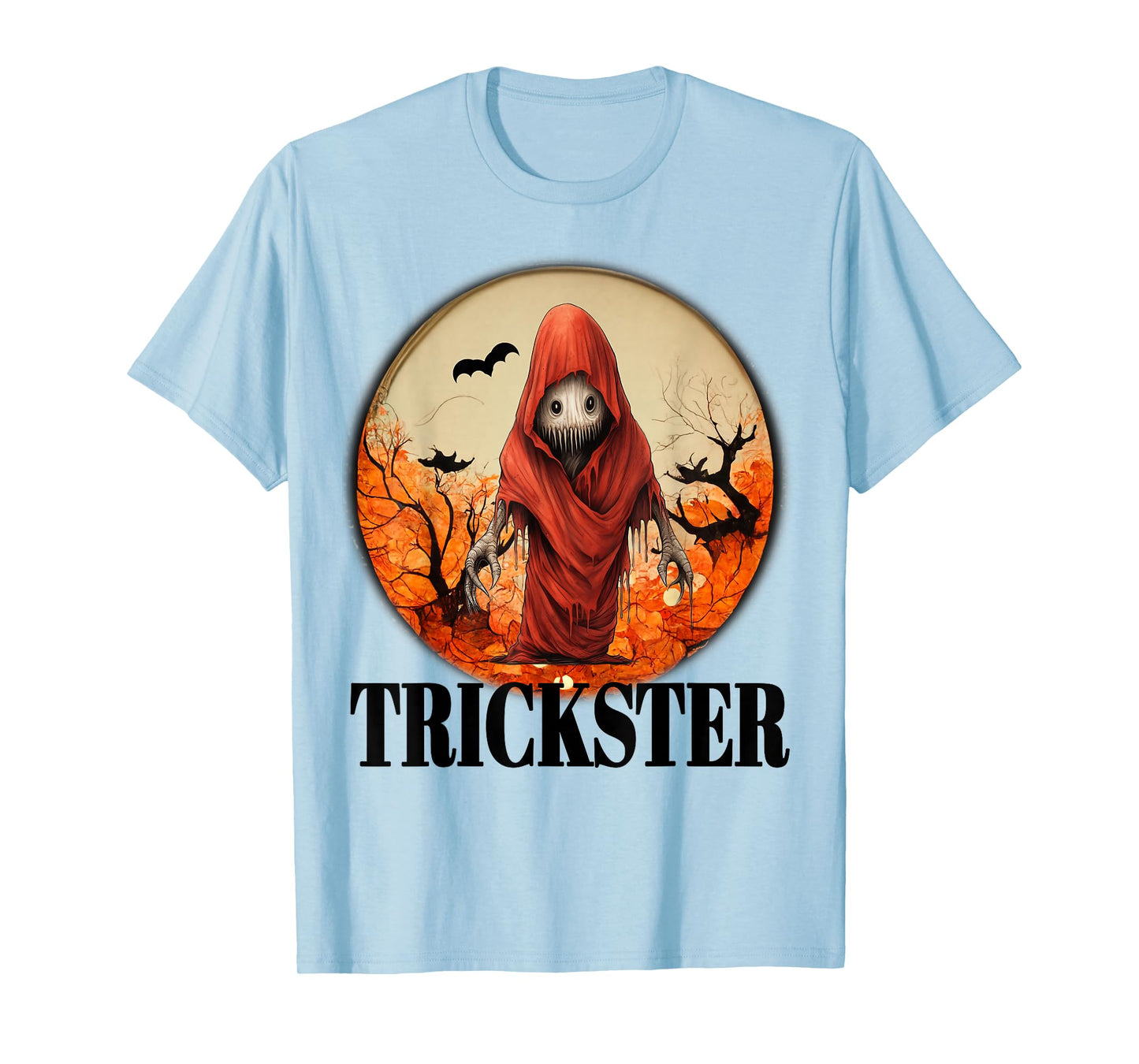 Scary Halloween Trickster Frightening Spooky Satire Ghoul T-Shirt