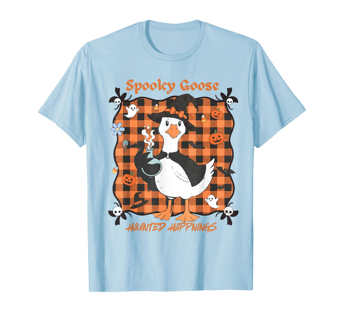 Spooky Goose Halloween Design Fall Decor Funny T-Shirt