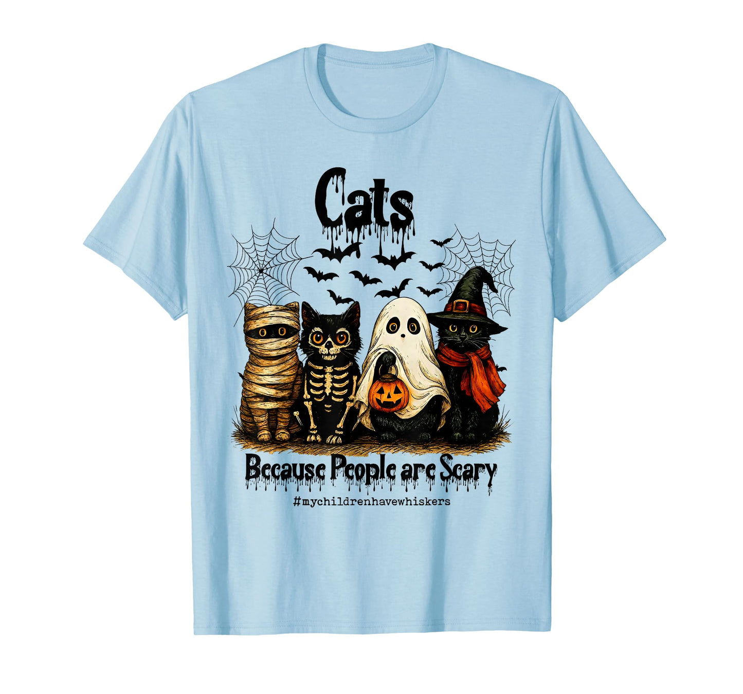 Cats Because People are Creepy T-Shirt